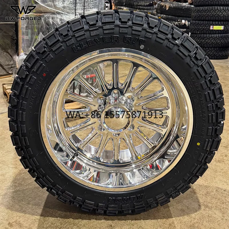 

Polished Brushed Super Single Wheels for Truck 20x10 20x12 22x12 24x12 24x14 26x14 6 Lug 8 Lug 10 Lug for F250 silverado 1500