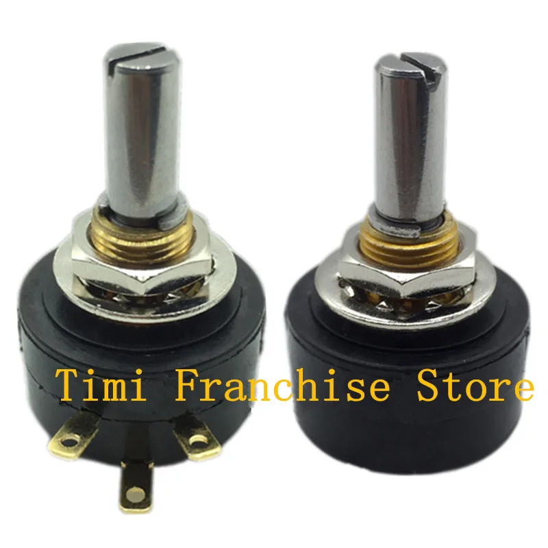 2PCS 100% NEW WDD22P1 1K 2K 5K 10K Conductive Pastic Potentiometer WDD22E WDD22P1-S00 360 Degree Rotation WDD22P