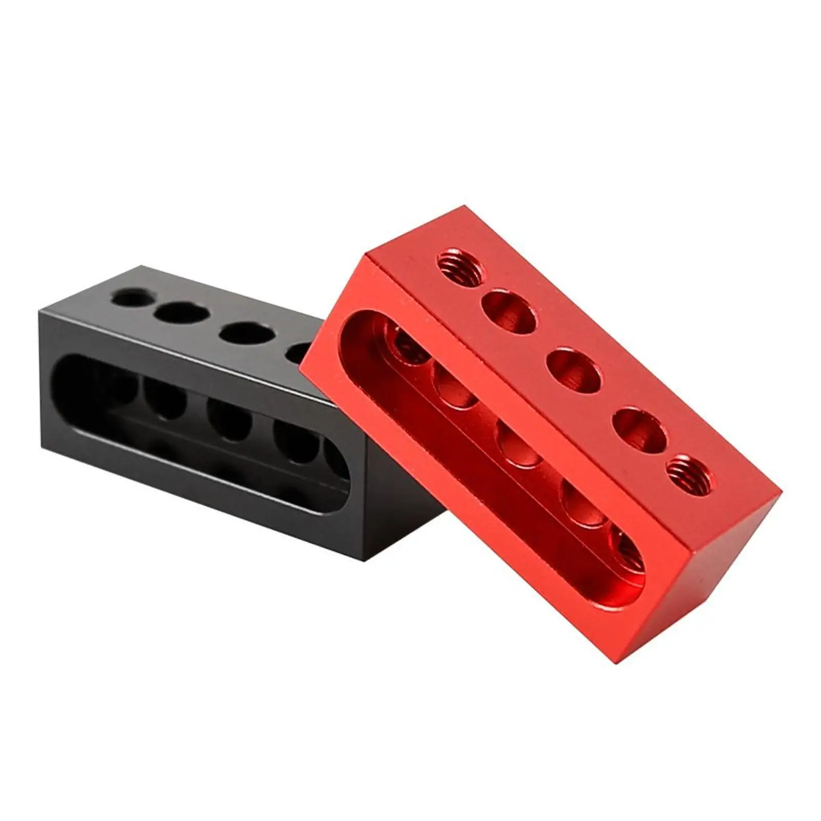 تلسكوب دليل حلقة الناهض كتل الفواصل الألومنيوم المحمولة سطح أملس تجميع بسيط مع 1/4 "و M6 مسامير التبعي