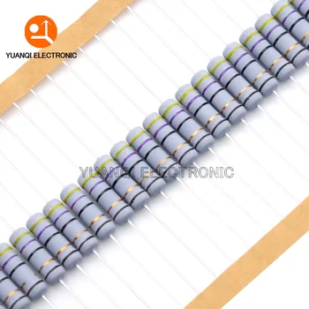 20 adet 2W 5% tel yara direnci sigorta sarma direnci 0.1 0.15 0.22 0.33 0.47 0.5 1 2.2 3.3 4.7 5.1 6.8 10 22 47 51 100 ohm