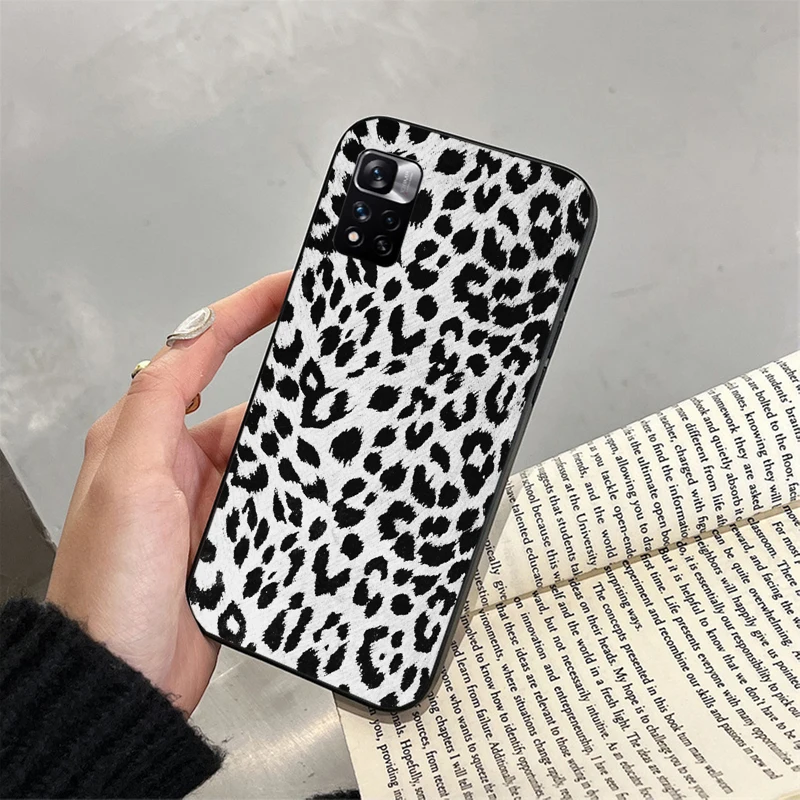 Leopard Phone Case For Xiaomi Redmi note 13 12 Pro 11S 11 10 Pro 10S 12S Redmi 10 9C 13C