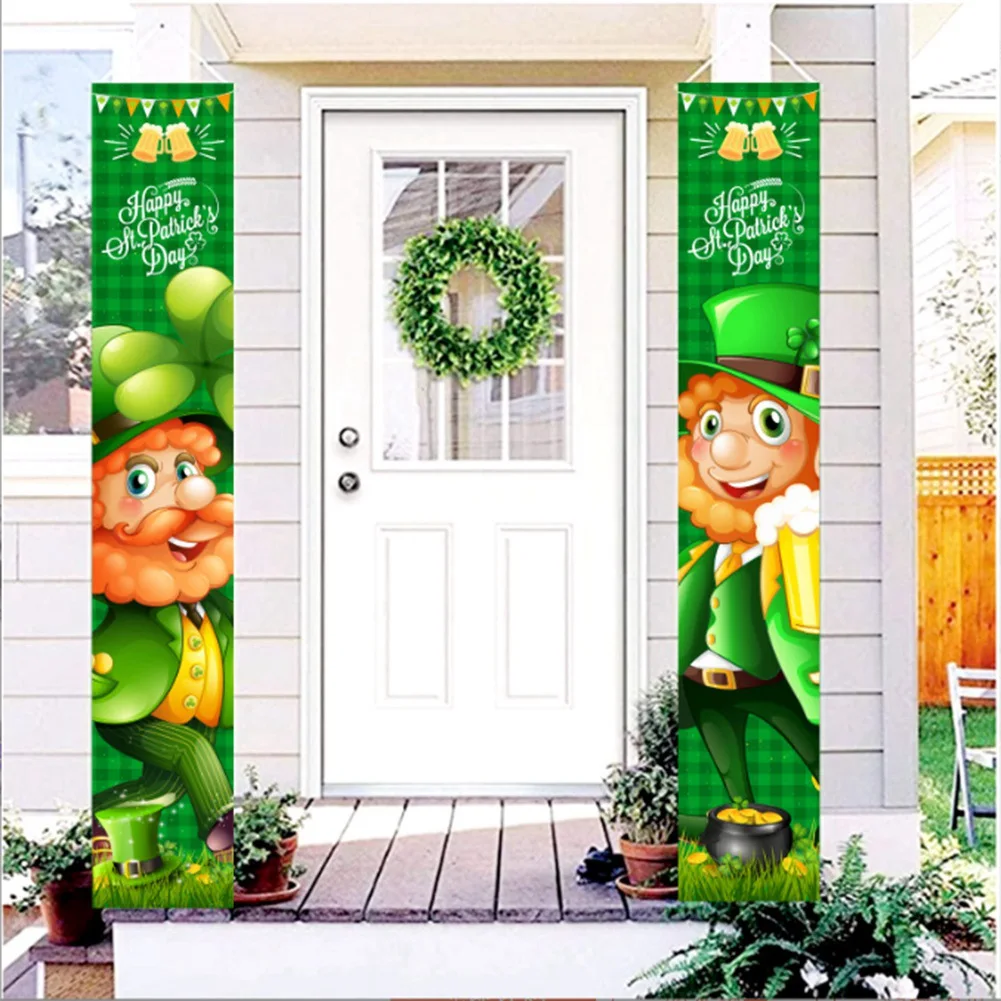 St. Patrick's Day Decoration Hanging Sign Banner St. Patrick's Couplet Sign For St. Patrick's Day Hanging Decoration