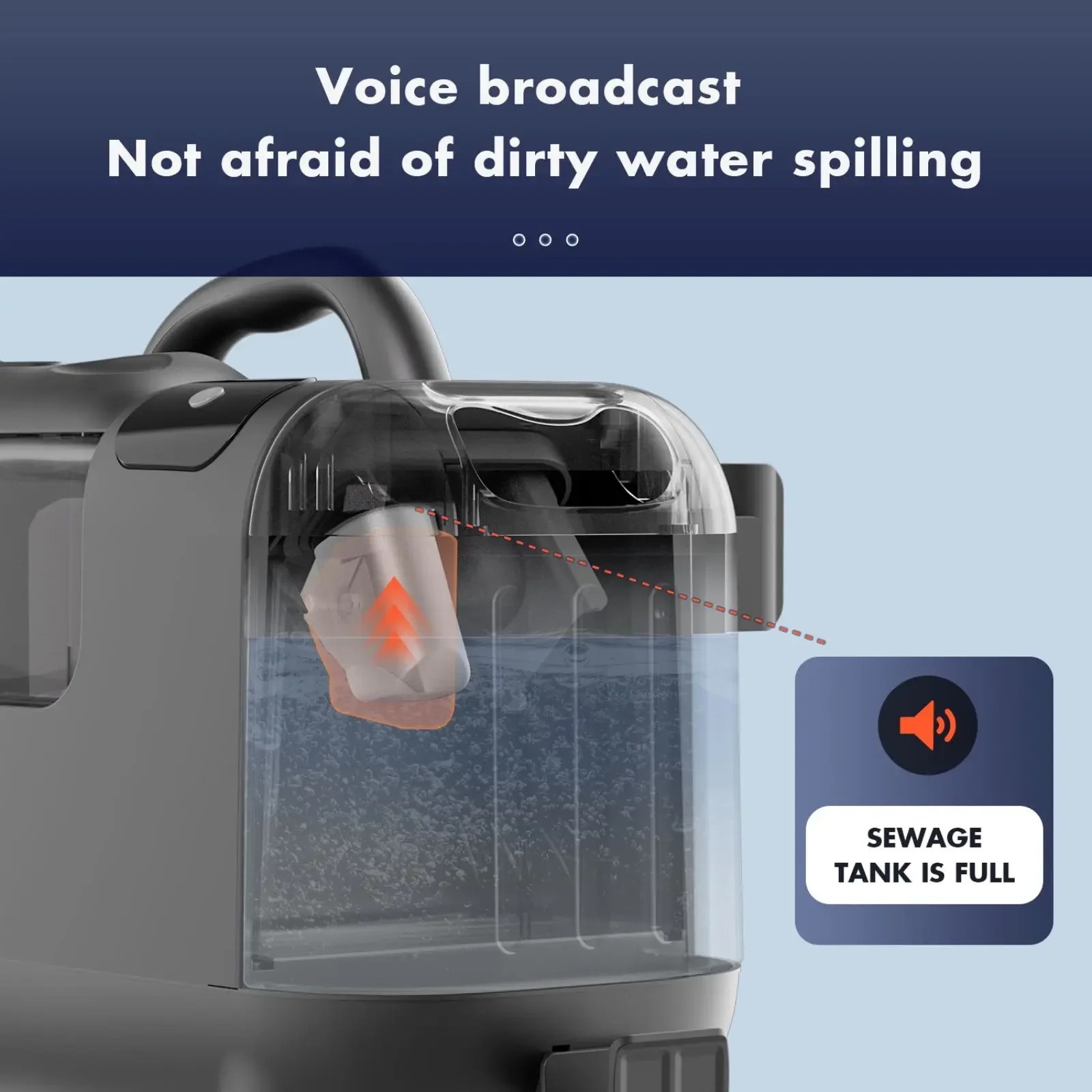 

Deep Cleaning Steam Cleaner Integrated High-Temperature Suction for Sofa and Carpet Cleaning