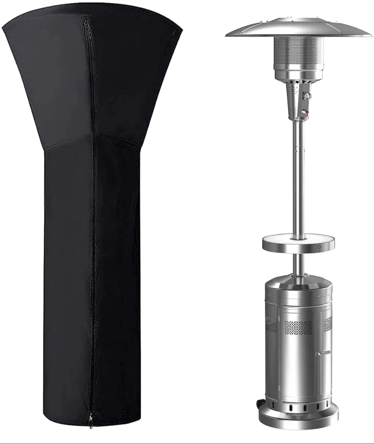 For modern waterproof heavy duty, black patio heater cover for vertical heaters
