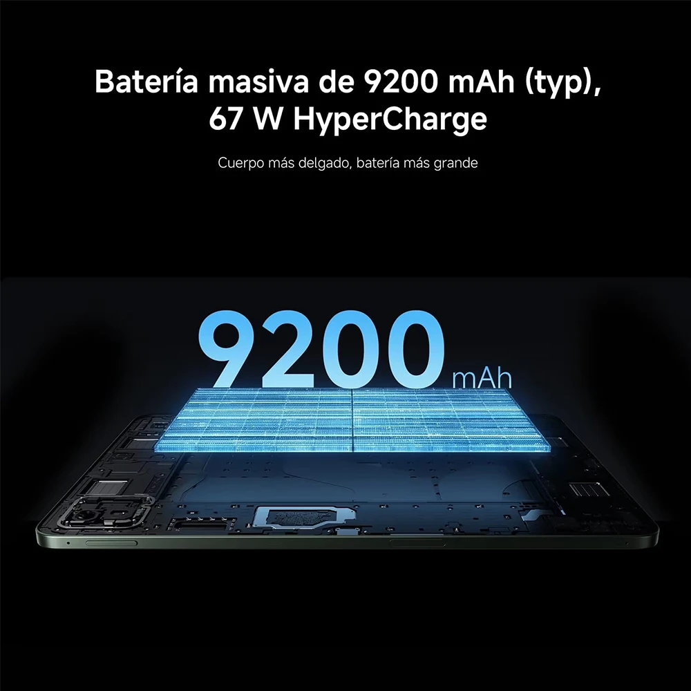 Xiaomi Pad 8 Pro Tableta 128GB/256GB, Pantalla 11,2″ 3,2K 144Hz, Snapdragon® 8 Elite, Cámara 50MP, 9200 mAh, Dolby Atmos, Wi-Fi 7, Sin Cargador 5