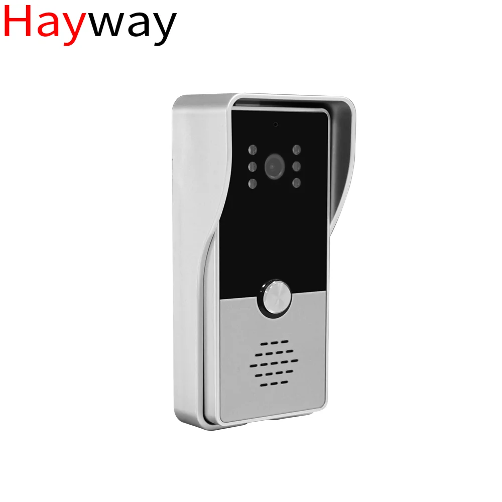 Hayway 4-Wired Video Door Phone 1200TVL Outdoor Camera Waterproof Wide View Doorbell For Home Video Intercom System