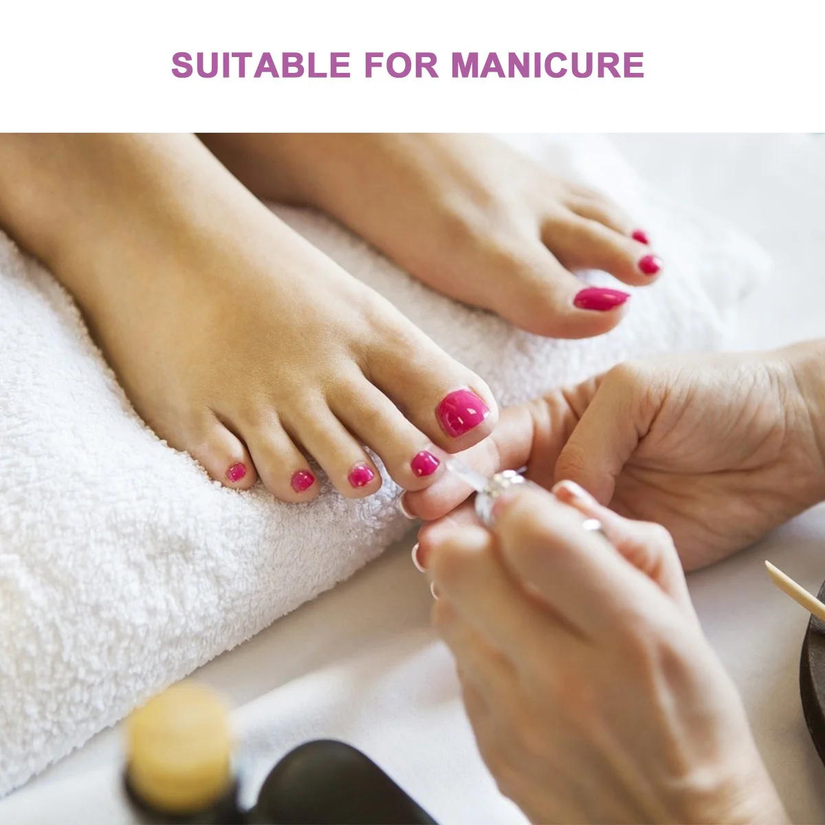 

2Set Silicone Toe Separators Soft Comfortable Nail Separators for Toe Pain Relief Corn Blisters Hammer Toes Nail Art