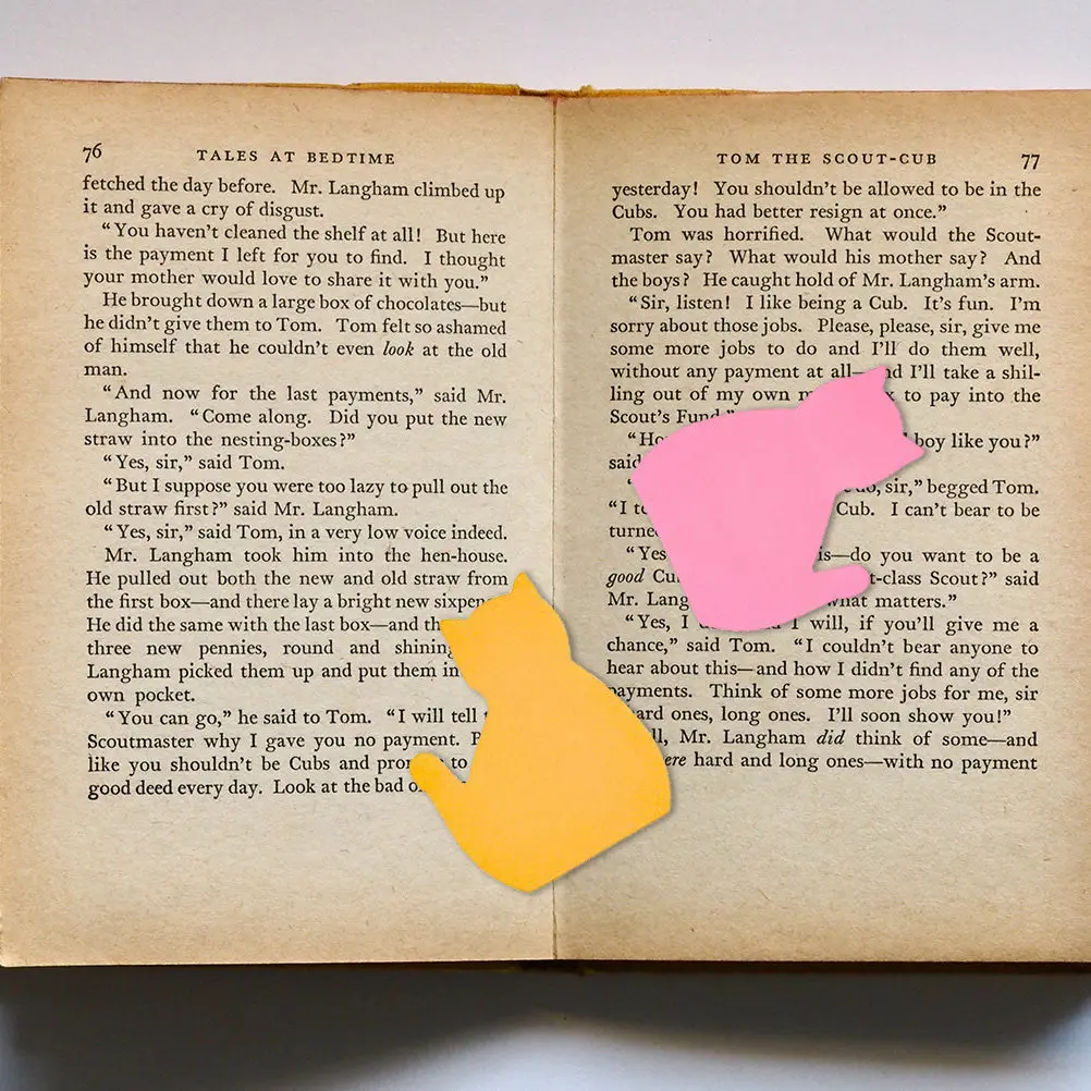 

Набор из 12 миниатюрных клейких блокнотов в форме кошки для книг, отчетов, журналов, дневников, твердых обложек, блокнотов для офиса