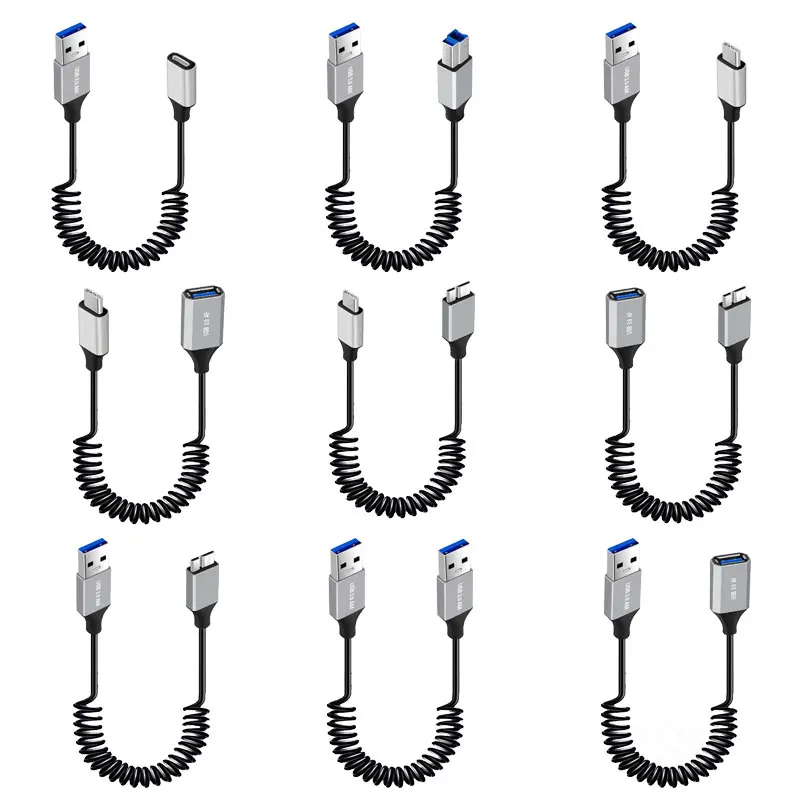 1M Usb Spring Cable… - image