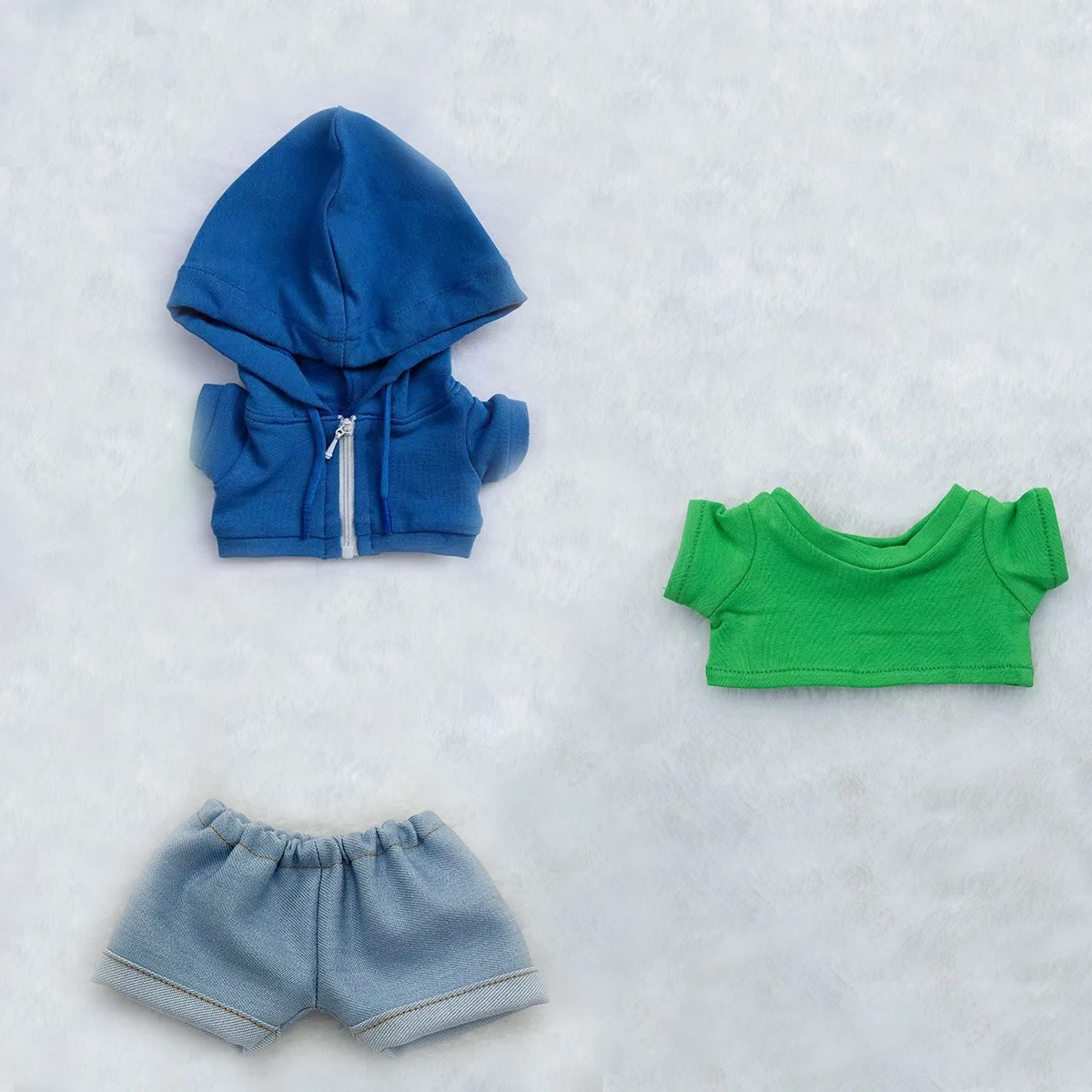 20cm Doll Clothes Casual Wear Hoodies Fashion Jeans Solid Color Top T-shirt Sweatshirt Outfits for Game Stardew Valley Shane