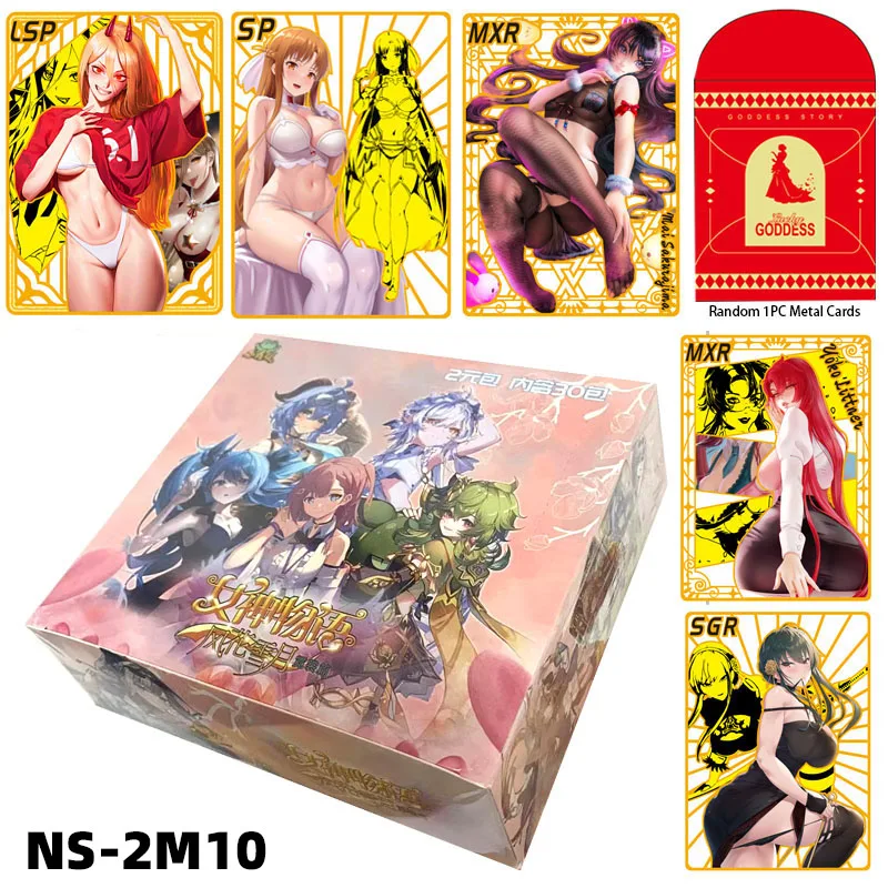 

New Goddess Story NS-2M11 Booster Box Msr PTR Rare Card Anime Game Girl Party Swimsuit Bikini Feast Doujin Toys And Hobbies Gift