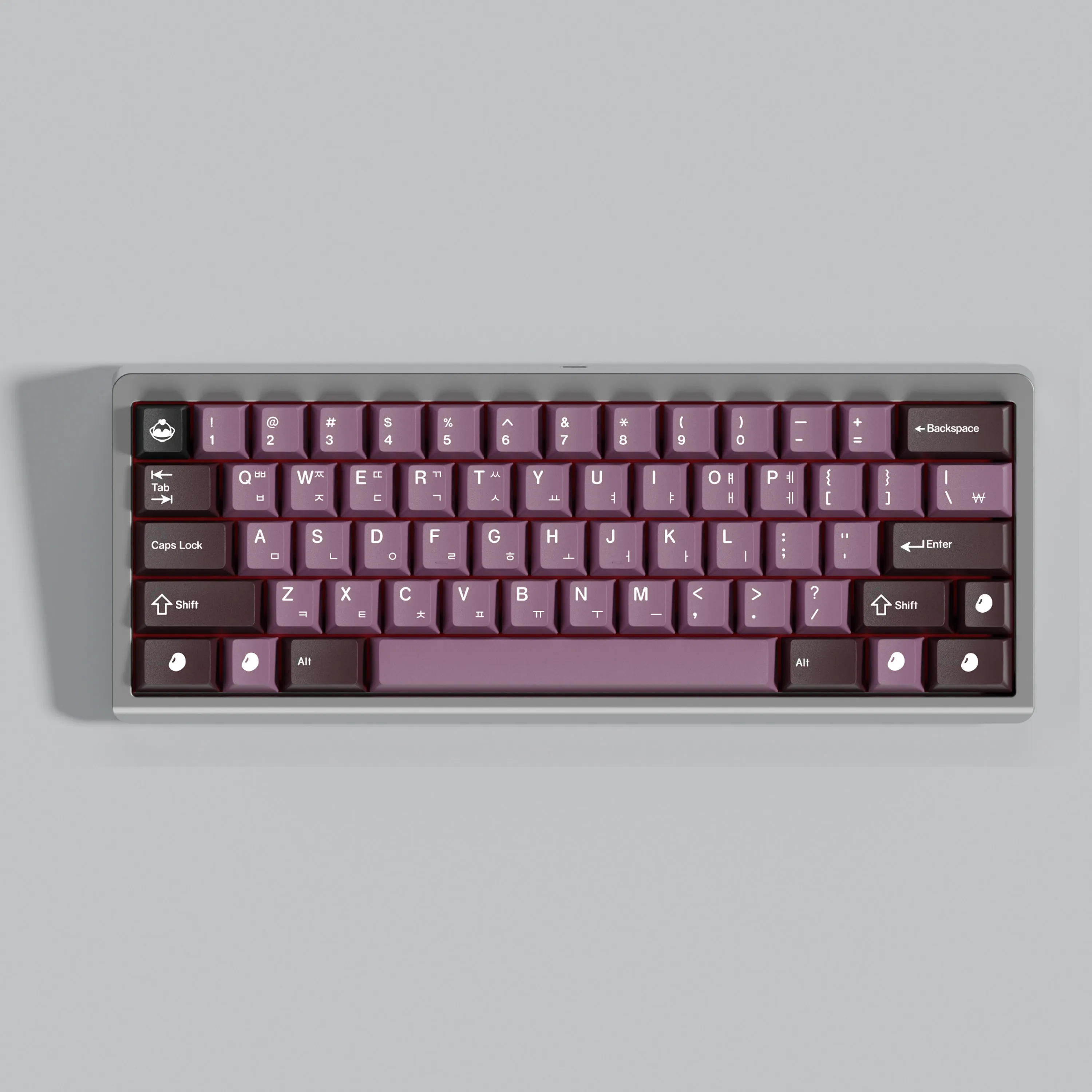 PBT Bingsu Keycaps 5 Sides Dye Sublimation Cherry Height for Mechanical Keyboard 7U Alice Purple AULA F75 Game PC Ajazz Ak820