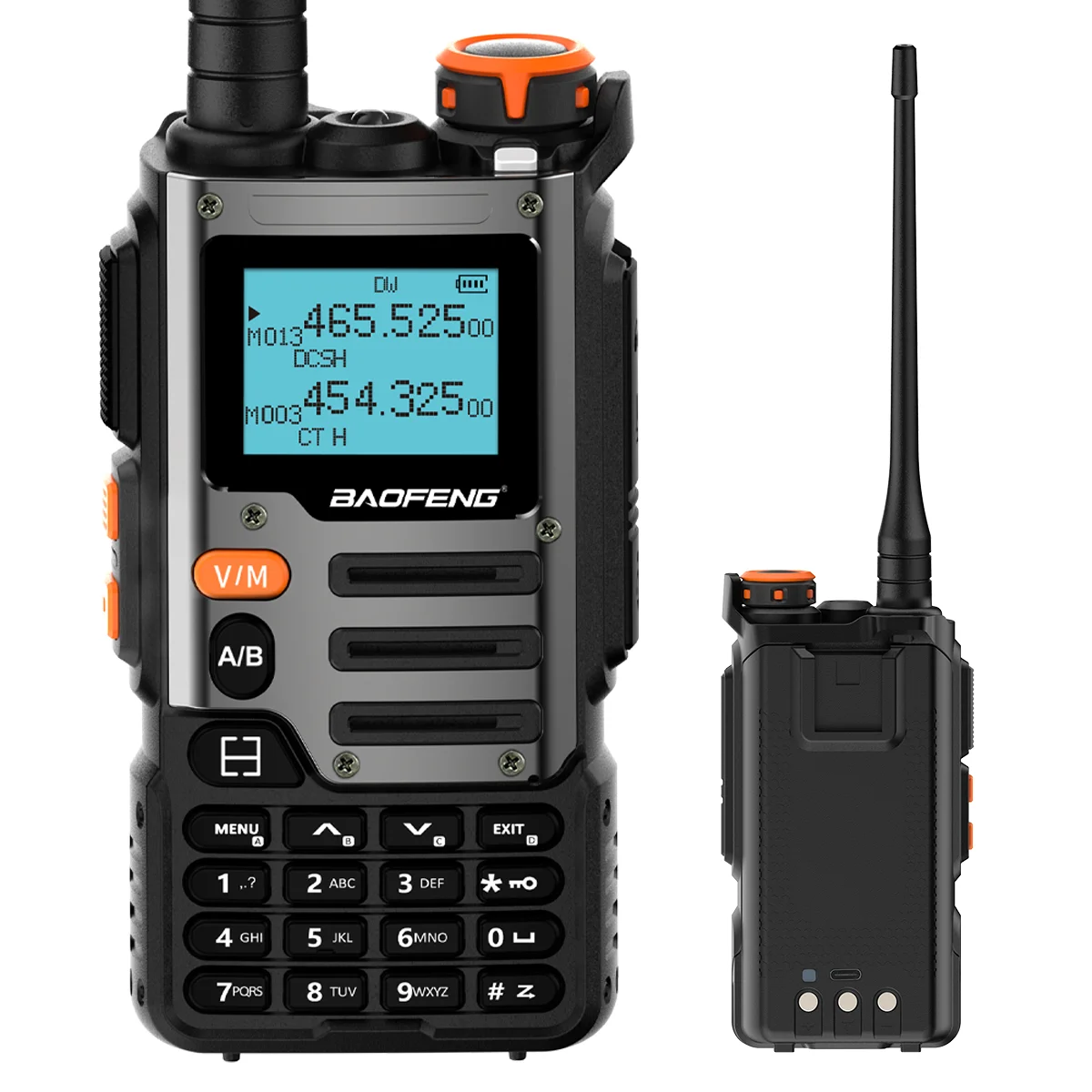 

Baofeng UV-K68 Walkie Talkie 5W UV K68 UVK68 Двусторонняя радиосвязь с полным диапазоном приема UVK6 K6 Type C Charge Air Band DTMF NOAA