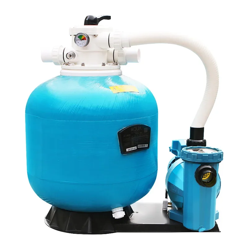 Flowclear Water Treatment Sand Filter For Swimming Pools Fiberglass Filtration System With Pump Pool Tools & Accessories - view 3