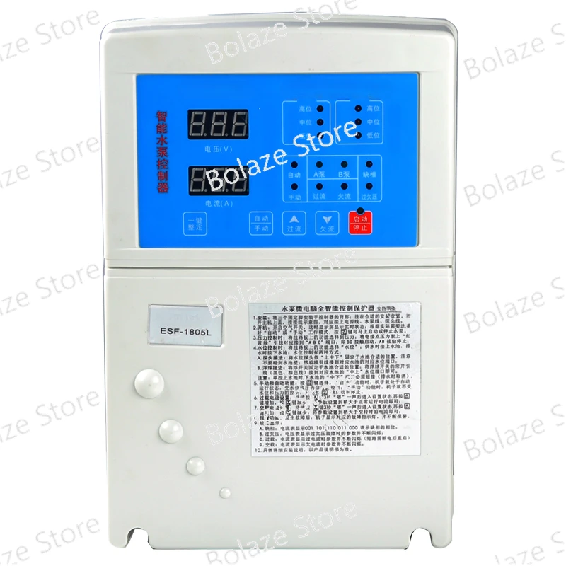 

Intelligent Water Pump Controller Water Level Control Box EDF/ESF-1805L Drainage and Water Supply