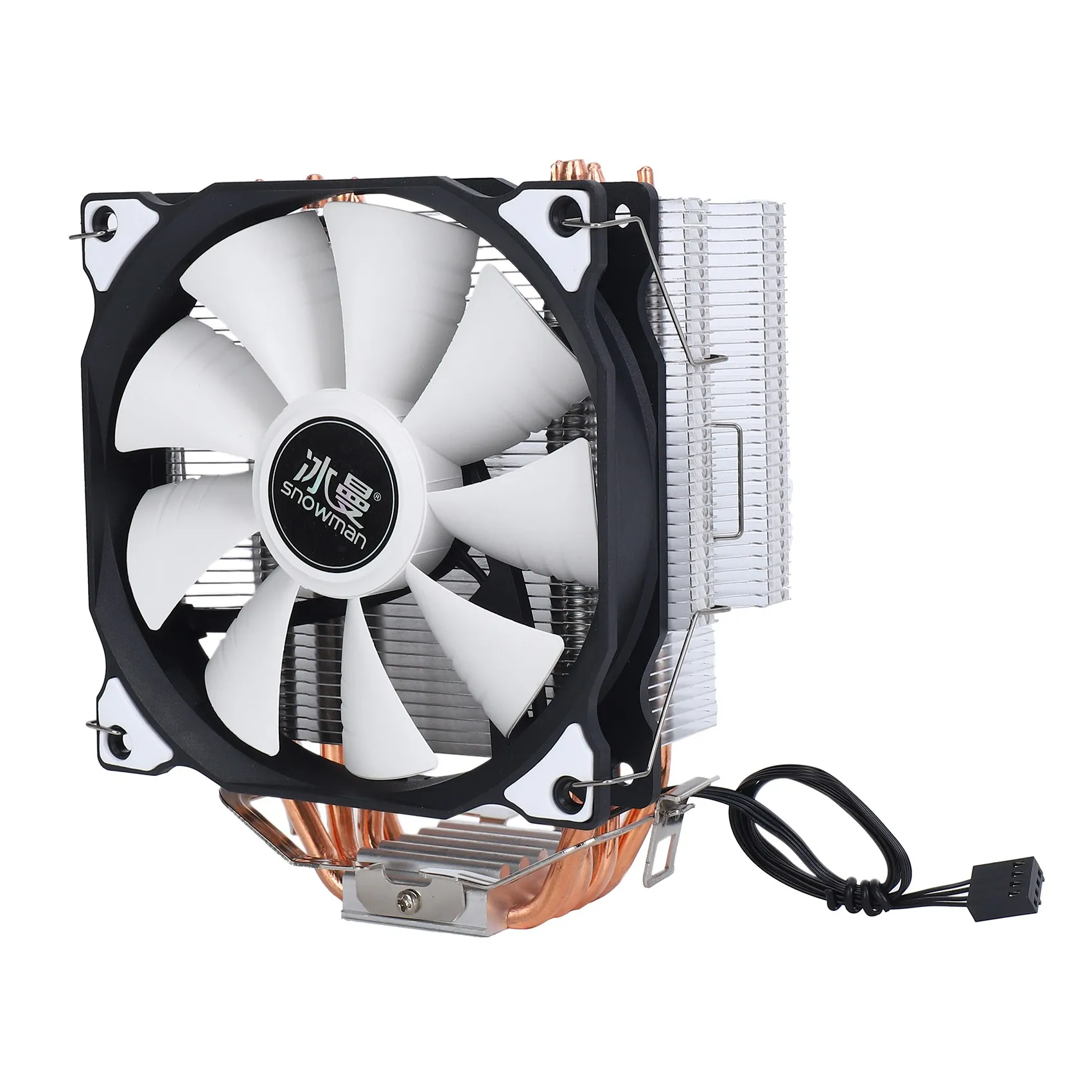 SNEEUWMAN CPU Cooler Master 5 Direct Contact Heatpipes bevriezen Toren Koelsysteem CPU Koelventilator met PWM Fans HOT