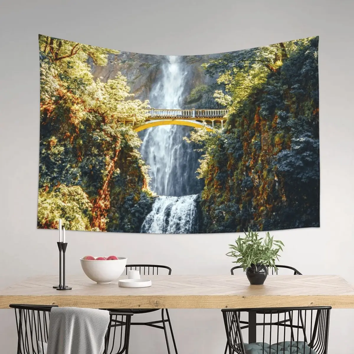 

Multnomah Falls Oregon Tapestry Room Decoration Accessories Bedroom Deco Bedrooms Decorations Wallpapers Home Decor Tapestry