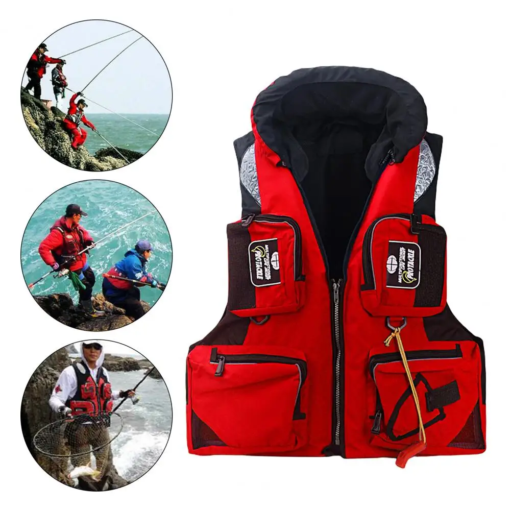 Giubbotto di salvataggio durevole gilet da nuoto impermeabile Unisex adulti sport acquatici giacca da surf di sicurezza per la pesca