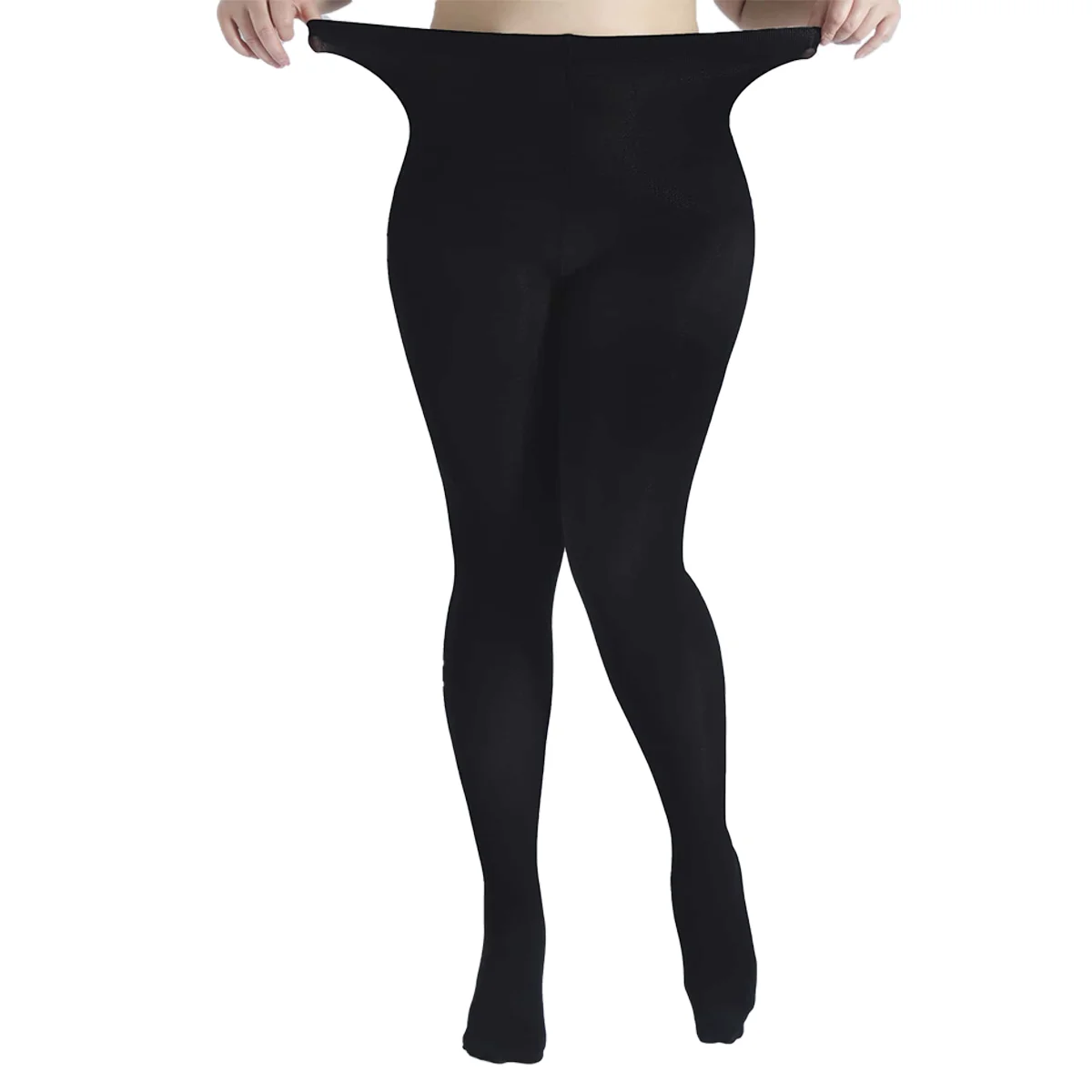 Plus Size High Waisted Stretch Pantyhose & Hosiery for Women - Comfortable and Stylish, Embrace Your Beauty