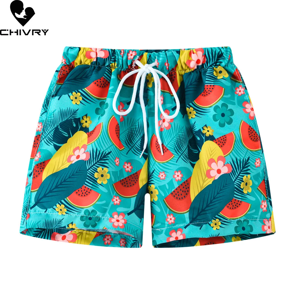 Kinder Sommer Schwimmen Shorts Baby Jungen Mädchen Bademode Kleinkind Kinder Mode Druck Bademode Badeanzug Strand Kurze Hosen Lässige Kleidung