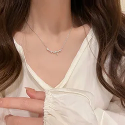 Delicate Star Pendant Clavicle Chain Necklace for Women Minimalism Girl Gift Wedding Party Christams Jewelry