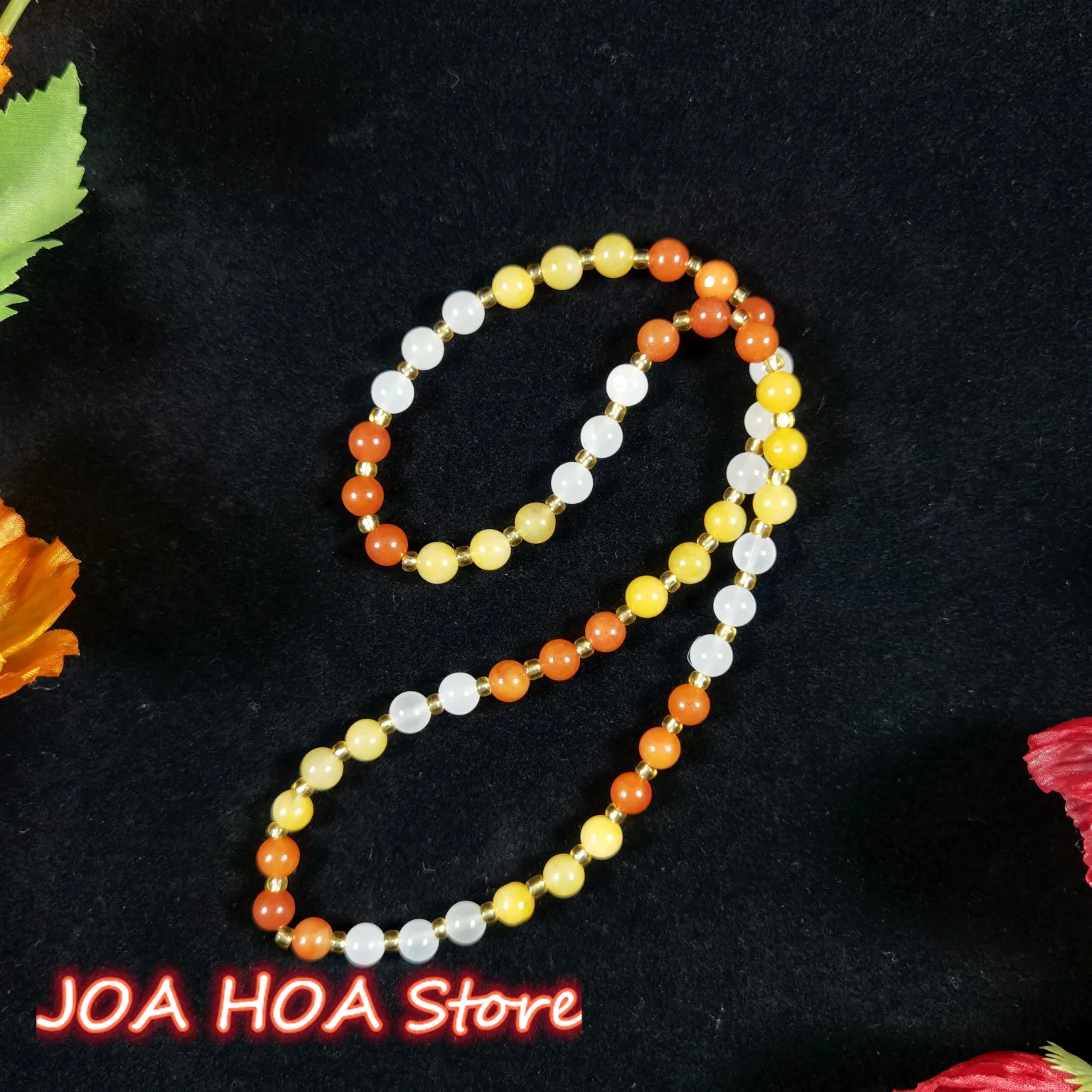 Fine Natural Gold Silk Jade Red Yellow White  Multi-circle String Bracelet Selected Round Beads Bangle Jewelry