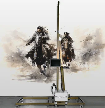 3D UV nástěnná tiskárna, zakázkové tapety na všechny ploché materiály, tisková hlava Epson DX10 DX7, kolejnice s 6metrovou pozemní dráhou 10 nejlepší prodej 3D nástěnná tiskárna - №7