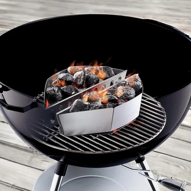 Fabricante de acessórios para grelhar churrasco cesta de carvão para acampamento doméstico