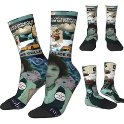 Alice Cullen Socks twilight Modern Stockings Winter Non Slip Men's Socks Soft Breathable Pattern Climbing Socks