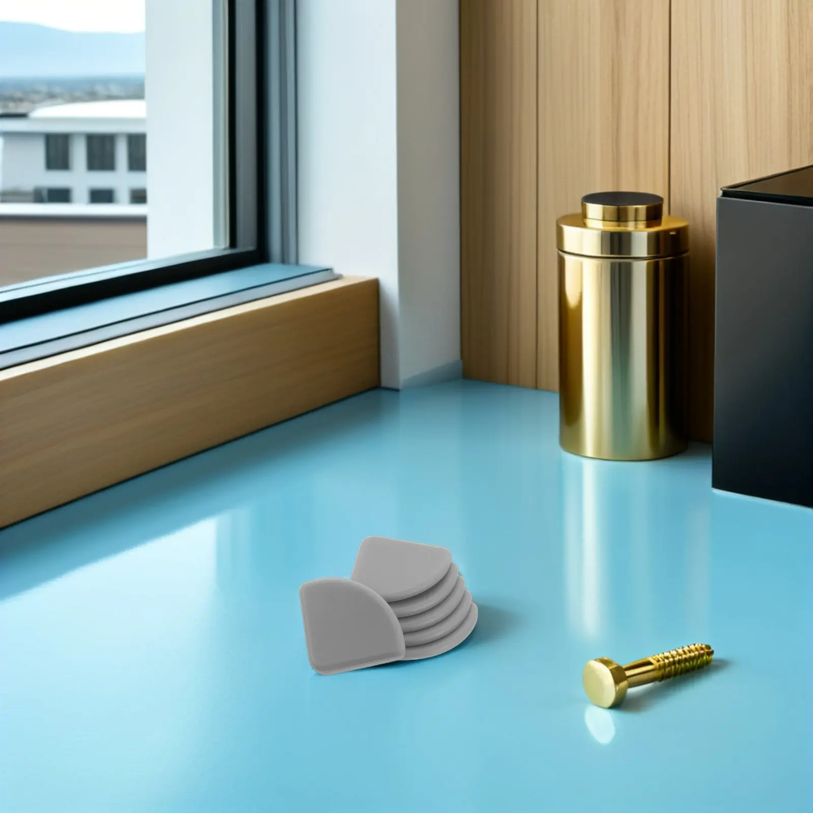 50個入りシリコン製コーナープロテクター-キッチンのワークトップ、窓、レンジフード、家具、子供の安全対策、衝突防止テーブルコーナー用