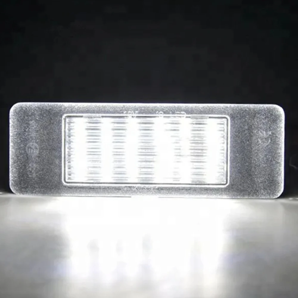 LED لوحة ترخيص ضوء رقم السيارة لوحة ضوء المصباح لبيجو 106 ثلاثية الأبعاد/5D 508 5D SW 607 1007 207 308 ثلاثية الأبعاد/5D 406 407 3008 الأبيض
