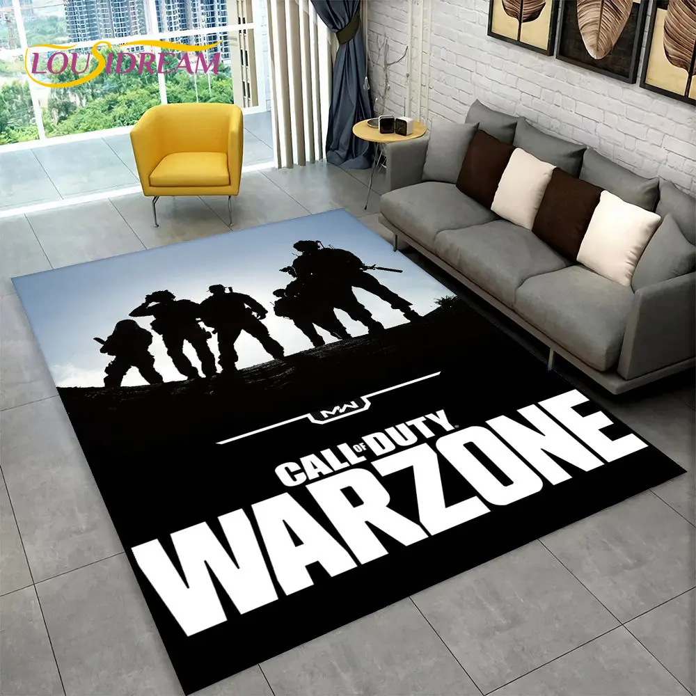 3D COD, Call of Duty Game,Gamer Area Rug,Carpet Rug for Living Room Bedroom Sofa Doormat Decoration,Kid Play Non-slip Floor Mat