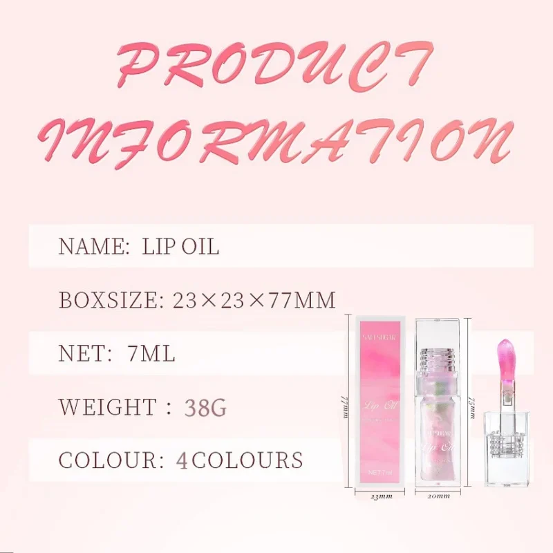 SAM SUGAR 温度変化リップオイル 持続保湿 カラーチェンジリップグロス 半透明 非粘着性 深く栄養を与えるリップオイル