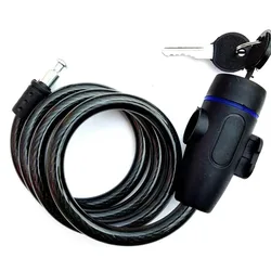 Bicycle Motorcycle Chain Lock Metal Anti-Theft Lock with 2 Keys for Maximum Security
