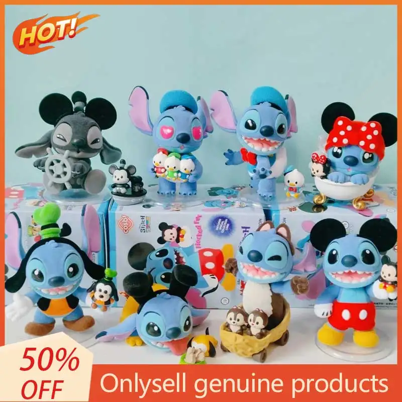 ของเล่นอนิเมะ Hottoys Stitch Mania ซีรีส์ มิกกี้และผองเพื่อน คอสบี บลายด์บ็อกซ์ ฟิกเกอร์ ของสะสม ของเล่นสุดฮิต ของขวัญ