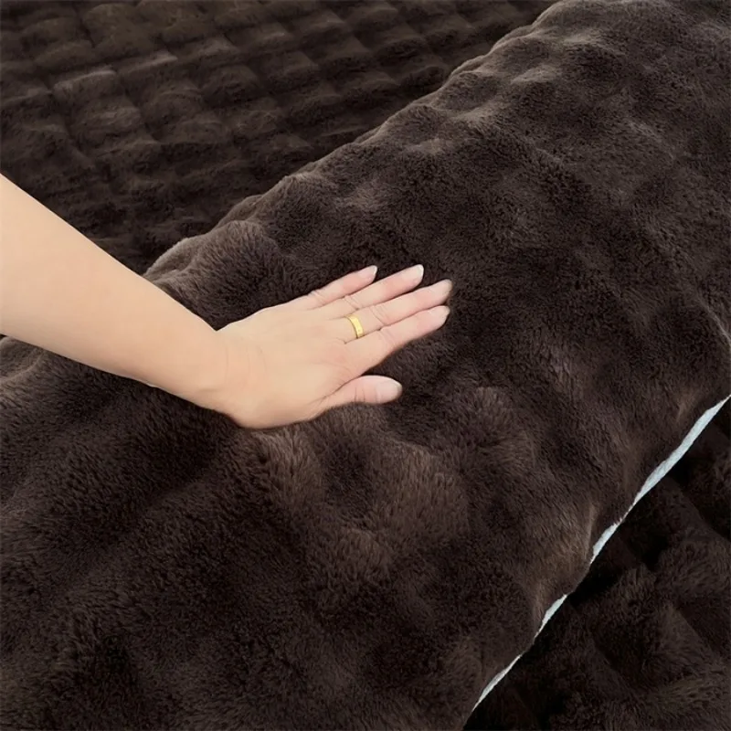 2025 جديد بلون تقليد أرنب أفخم الكبار المخدة الحليب أفخم الموسعة ندفة الثلج أفخم المخدة ، دون وسادة الأساسية