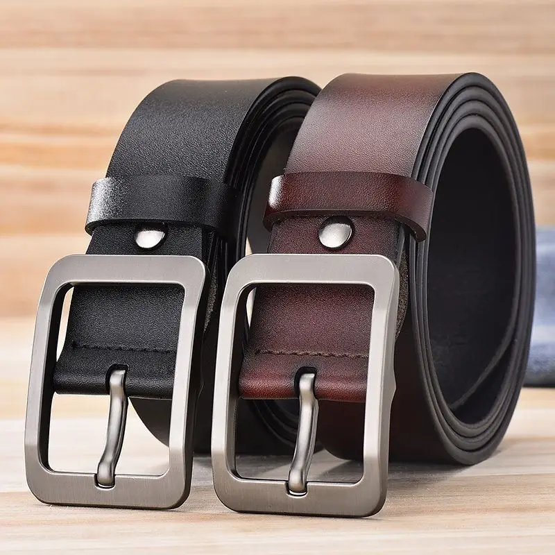 Belt men\'s retro needle buckle belt, business and leisure trendy new men\'s versatile jeans belt, young people\'s belt