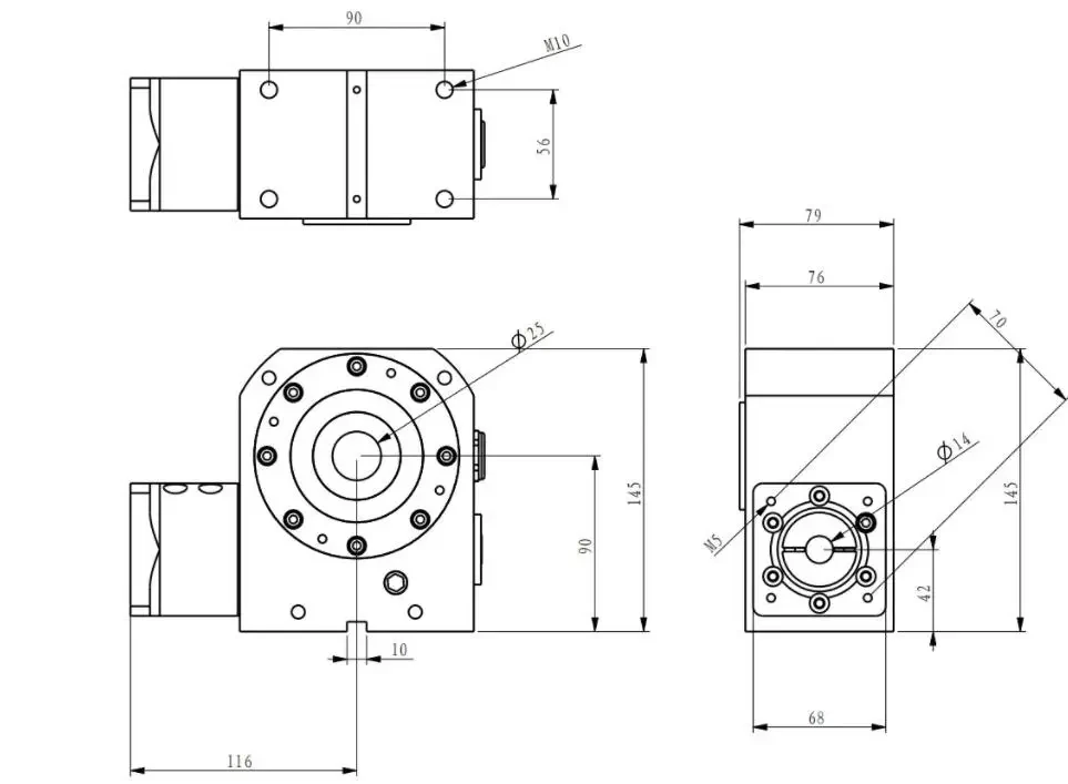 Imagem -06 - Cabeça Divisória Cnc para Rolo de Metal ° e ° Eixo Rotativo Cam Redutor 16:1 Bench Brocas Mandíbulas 130 mm Chuck