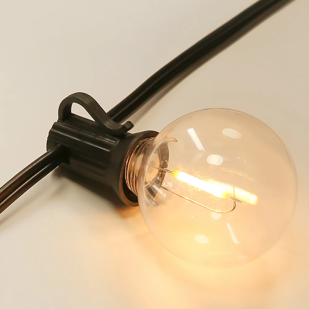 Outdoor G40 String Lights LED Waterproof Shatterproof Globe Bulb Fairy Lamp For Patio Garden Camping Christmas Decor String Lamp
