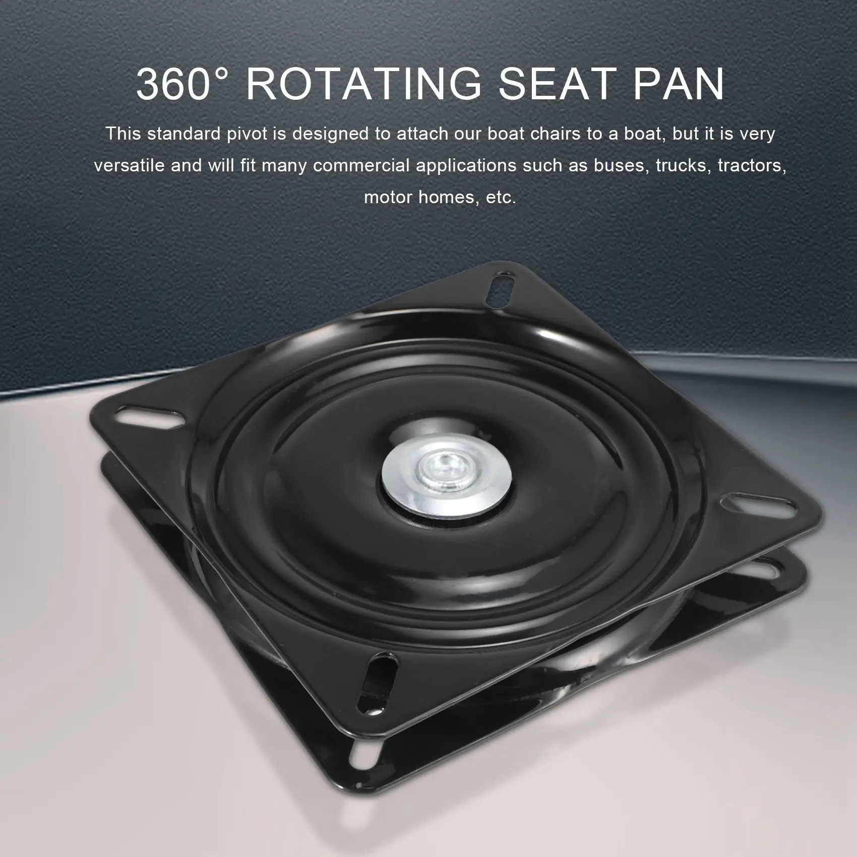 6 inch boat seat swivel plate fishing boat marine seat swivel rotation 360 degree rotation universal set 15.4 x 15.4 x 2 cm