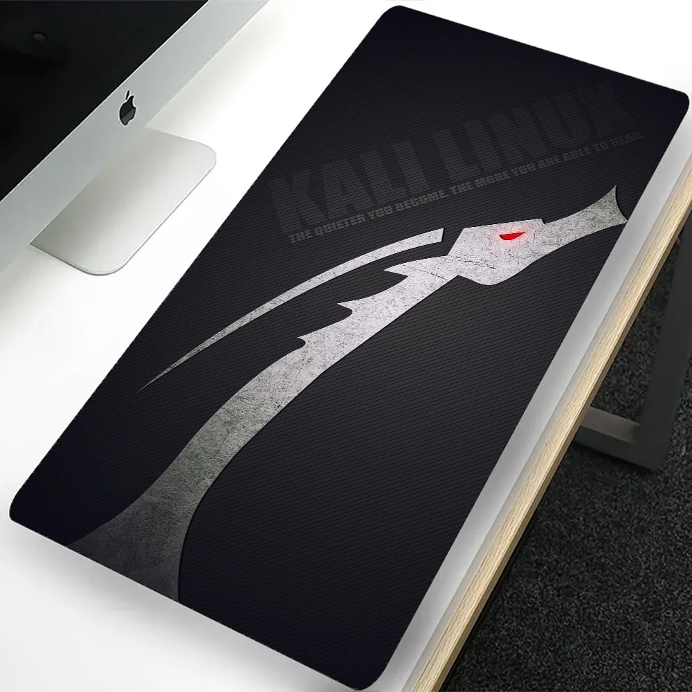 Kali Linux Large Gaming Mouse Pad Computer Mousepad PC Gamer Laptop Mouse Mat Office Mausepad XXL Silicone Keyboard Mat Desk Pad