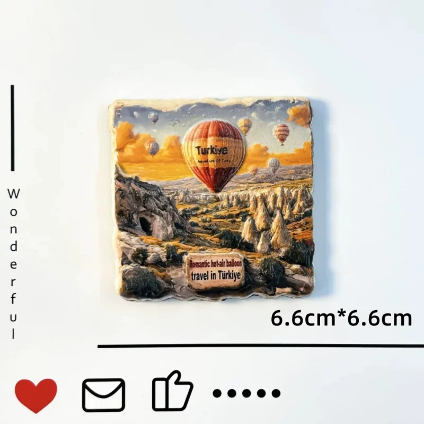 Istanbul Turkey 3D Resin Fridge Magnets Cappadocia Balloon Mosque Camel Doner Travel Souvenir Refrigerator Decor Gift