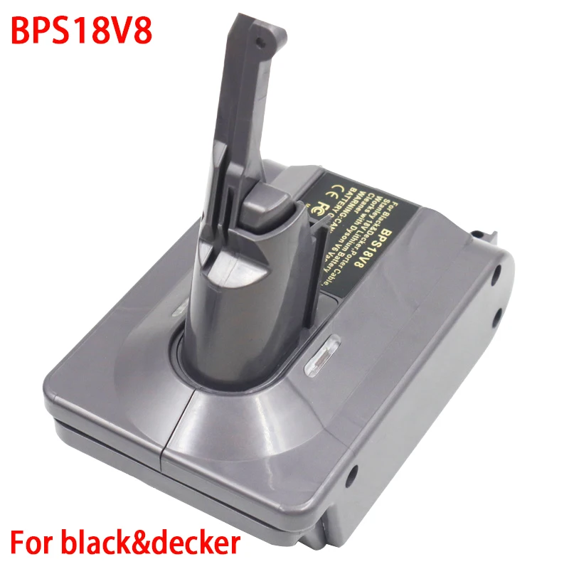 Dawupine Adapter Konverter BPS18V8 Verwenden können Für Schwarz Decker 18V Li-Ion Batterie LB20 LBX20 auf Für Dyson V8 Serie staubsauger