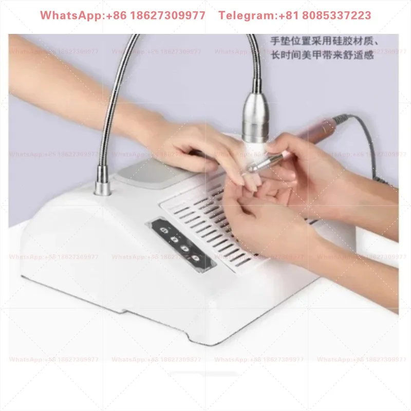 High power five in one electric nail drill handheld nail dryer with LED light