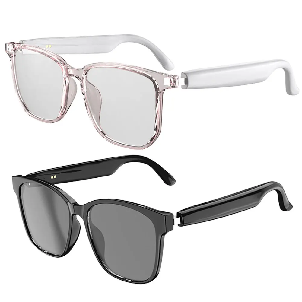 نظارات مترجم AI سماعات أذن لاسلكية ترجمة صوتية أوتوماتيكية تدعم 75 لغة BT 5.4 لتسجيل الاجتماعات الرياضية