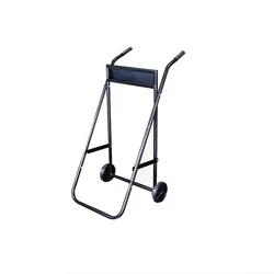 Carro de Motor fuera de borda plegable, soporte de carro plegable negro, hélice portátil de paleta, máquina colgante, carretilla puede llevar 75KG