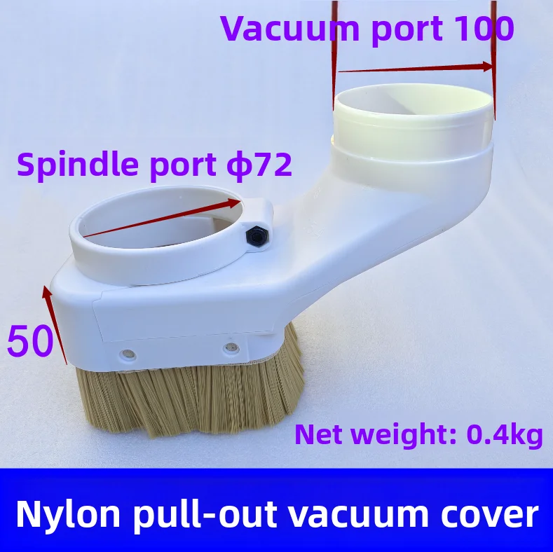 CNC-Spindle Dust Shoe Collector 70mm 75mm 80mm 85mm 90mm 100mm Dust Boot Cleaner for Spindle Motor Router Machine Cover