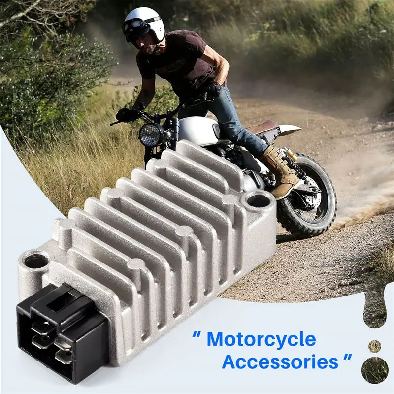 Hot Selling-Aluminum Motorcycle Voltage Regulator Rectifier For TT250 TT225 SRX600 TDM850 TW200 FZR400 FZR600,Aluminum Mo