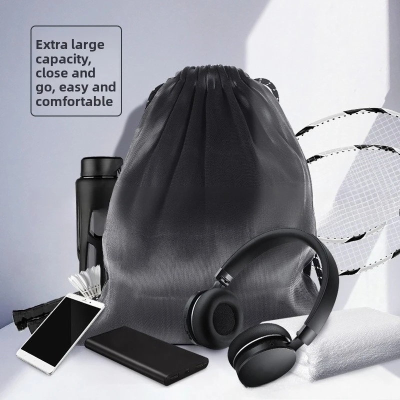 Tas Ransel Serat Optik LED untuk Olahraga Luar Ruangan, Tas Serut dengan Lampu RGB yang Berubah Warna, Cocok untuk Bersepeda, Mendaki, Pesta, Festival, Lampu Malam, Menari