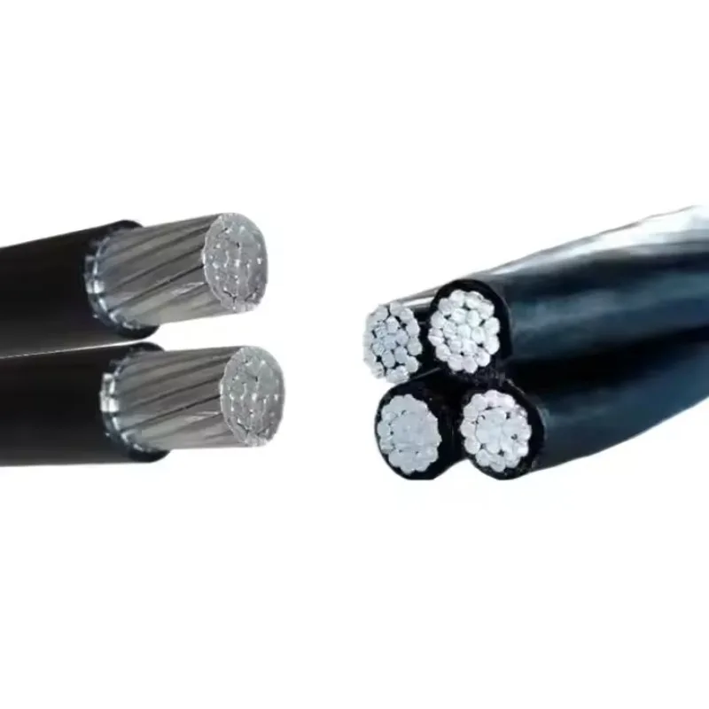 

【From China】2Cores 16mm2 25mm2 XLPE Insulation Aerial Bundled Cable Triplex Overhead ABC Aluminum Cable for Power Station Home A